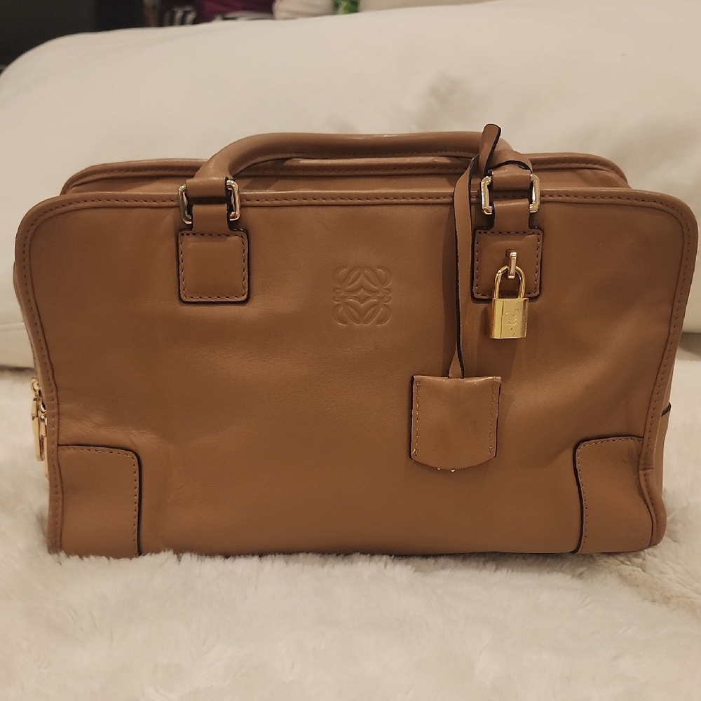 Brown Faux Leather Bag